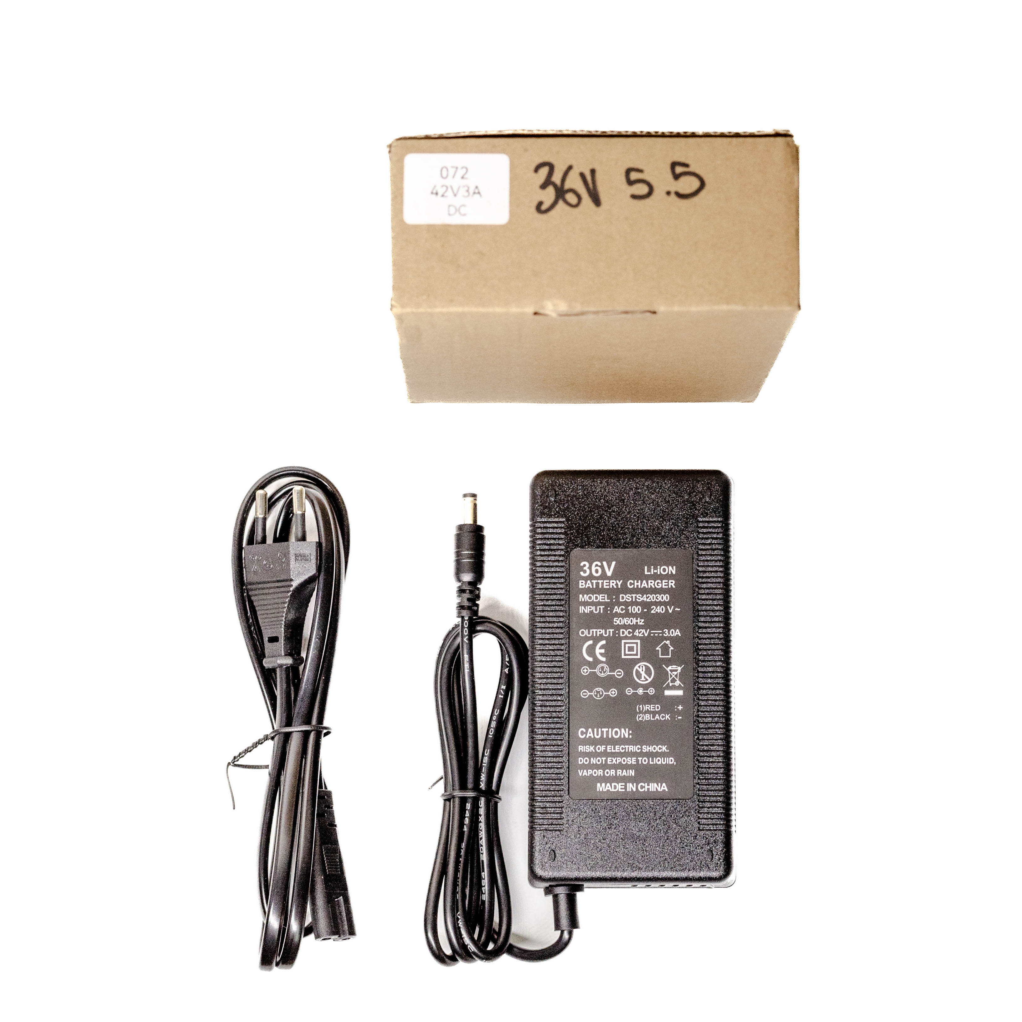 Cargador 36v scooter 5.5